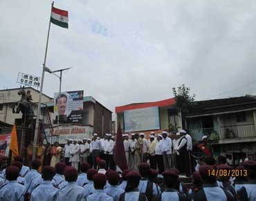 Dr. Ladgaonkar in 15 August Ceremony, Kodoli