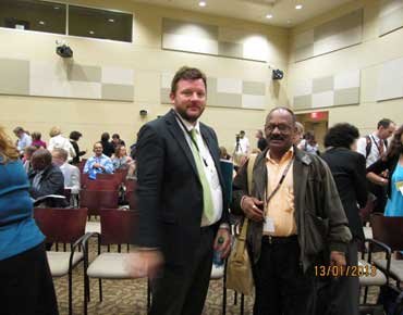 Dr. Ladgaonkar with President of HETL (New York)
